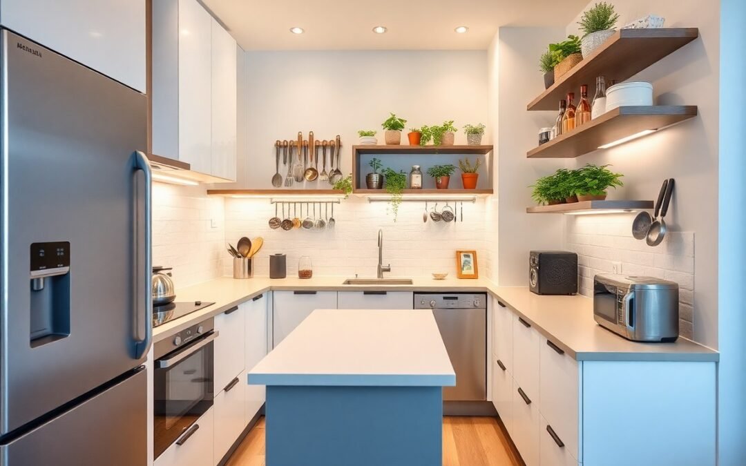 10 ideas modernas para reformar cocinas pequeñas en Madrid